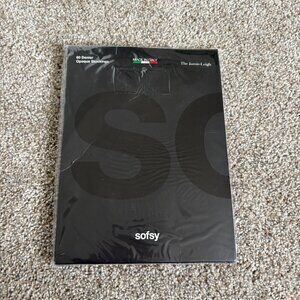 Sofsy Denier Opaque Thigh High Stockings Made in Italy NEW The Jamie Leigh Black